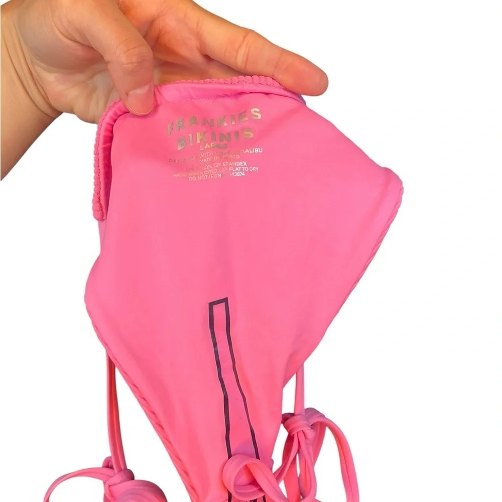 Frankies Bikini Tia Ribbed Triangle Bikini +‎ Binx Skimpy Bottom